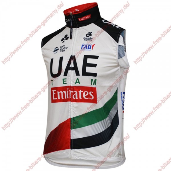 Radsport UAE 2018 Windstopper ärmelloses Trikot Kurz Radtrikot Kaufen