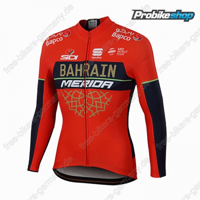 Profiteam 2018 BAHRAIN MERIDA Pro Trikot Langarm Radtrikot Kaufen Profiteam 2018 BAHRAIN MERIDA Pro Trikot Langarm Radtrikot Kaufen