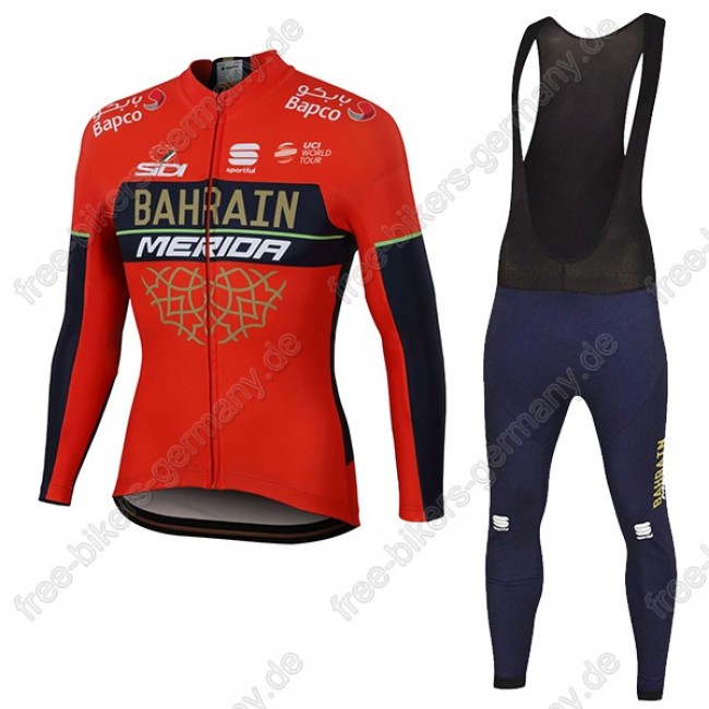 Profiteam 2018 BAHRAIN MERIDA Pro Fahrradbekleidung Trikot Langarm+Lang Tr Radtrikot Kaufen Profiteam 2018 BAHRAIN MERIDA Pro Fahrradbekleidung Trikot Langarm+Lang Tr Radtrikot Kaufen