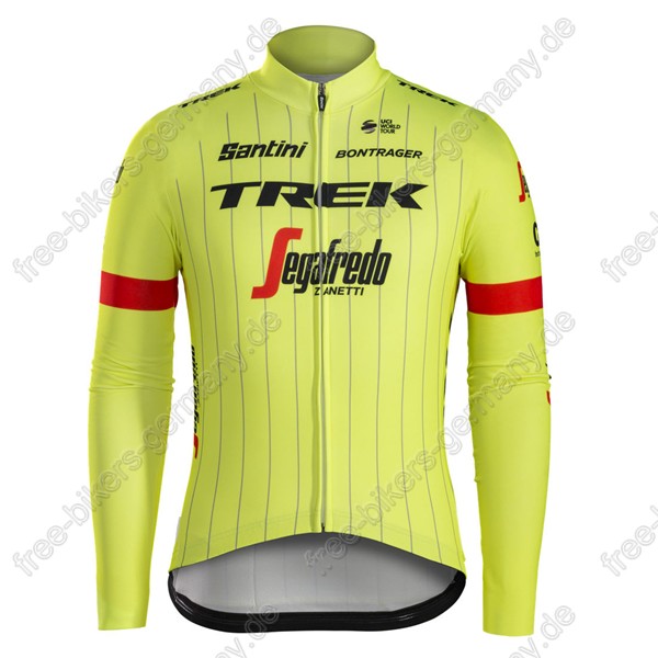 Profiteam 2018 TREK SEGAFREDO Pro gelb Trikot Langarm Radtrikot Kaufen