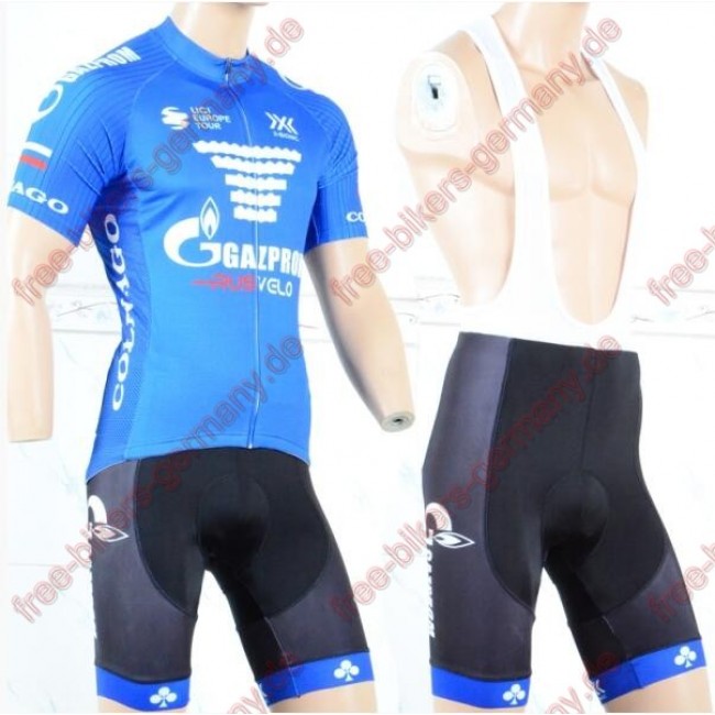 Profiteam 2018 Gazprom-Rusvelo Radbekleidung Satz Trikot Kurzarm+Trägerh Radtrikot Kaufen Profiteam 2018 Gazprom-Rusvelo Radbekleidung Satz Trikot Kurzarm+Trägerh Radtrikot Kaufen