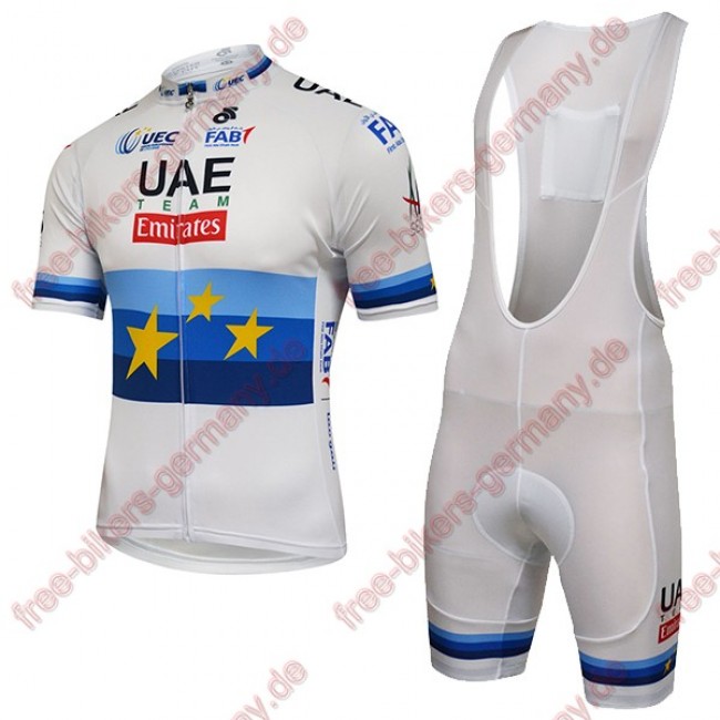 Profiteam 2018 UAE EUROPEAN CHAMPION Radbekleidung Satz Trikot Kurzarm+Trägerh Radtrikot Kaufen Profiteam 2018 UAE EUROPEAN CHAMPION Radbekleidung Satz Trikot Kurzarm+Trägerh Radtrikot Kaufen