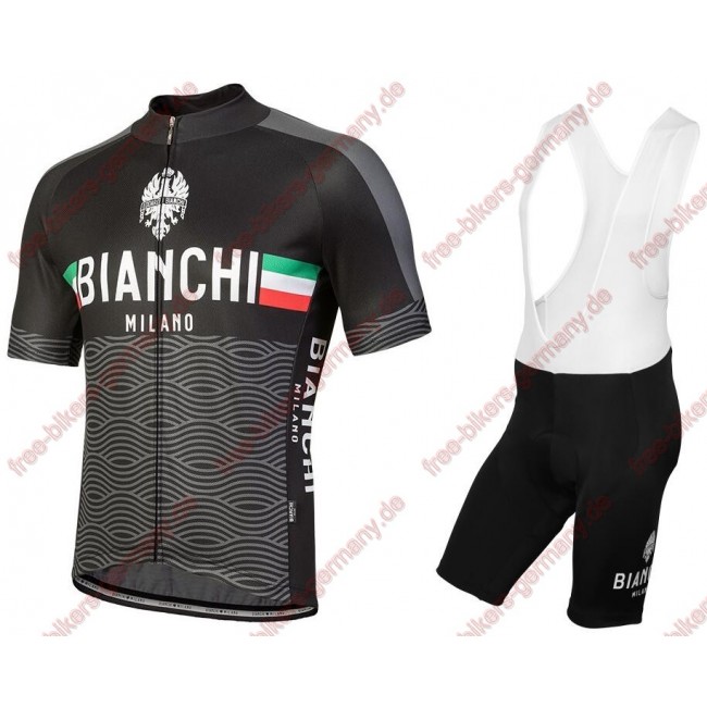 Profiteam 2018 Bianchi Milano Attone schwarz Radbekleidung Satz Trikot Kurzarm+Trägerhosen Sets Radtrikot Kaufen Profiteam 2018 Bianchi Milano Attone schwarz Radbekleidung Satz Trikot Kurzarm+Trägerhosen Sets Radtrikot Kaufen
