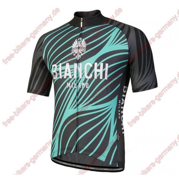 Profiteam 2018 Bianchi Milano Caina Blau Trikot Kurzarm 21410RE Radtrikot Kaufen
