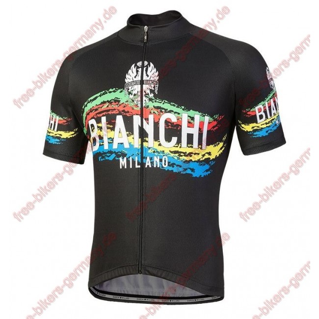Profiteam 2018 Bianchi Milano Misegna schwarz Trikot Kurzarm 44253LZ Radtrikot Kaufen Profiteam 2018 Bianchi Milano Misegna schwarz Trikot Kurzarm 44253LZ Radtrikot Kaufen