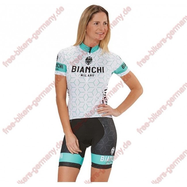 Profiteam 2018 Bianchi Milano Nevola Weiß Damen Fahrradbekleidung Trikot Kurzarm+Radhose Radtrikot Kaufen Profiteam 2018 Bianchi Milano Nevola Weiß Damen Fahrradbekleidung Trikot Kurzarm+Radhose Radtrikot Kaufen