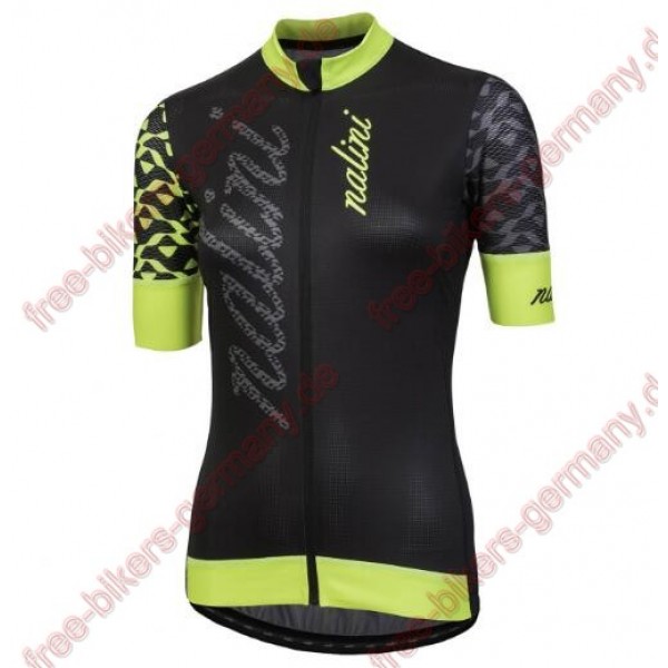 Profiteam 2018 Nalini AHS Stilosa schwarz/Gelb Damen Trikot Kurzarm 45471RT Radtrikot Kaufen