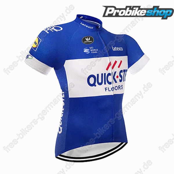 Quick Step Floors blau Trikot Kurzarm 2018 Radtrikot Kaufen