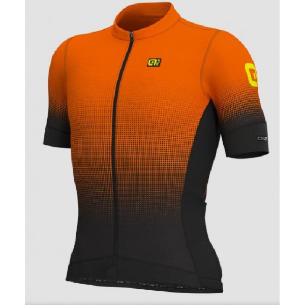 Fahrradbekleidung Radsport 2020 Ale PR-S Dots Trikot Kurzarm Outlet orange-fluo L12755919-02 Radtrikot Kaufen