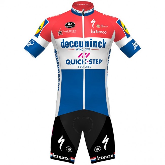 Fahrradbekleidung Radsport 2020 DECEUNINCK QUICK-STEP Dutch Champion Radbekleidung Satz Trikot Kurzarm+Fahrradhose Se Radtrikot Kaufen Fahrradbekleidung Radsport 2020 DECEUNINCK QUICK-STEP Dutch Champion Radbekleidung Satz Trikot Kurzarm+Fahrradhose Se Radtrikot Kaufen
