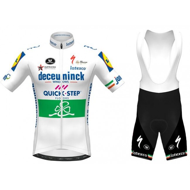 Fahrradbekleidung Radsport 2020 DECEUNINCK QUICK-STEP Irish Champion Radbekleidung Satz Trikot Kurzarm+Trägerhosen Se Radtrikot Kaufen Fahrradbekleidung Radsport 2020 DECEUNINCK QUICK-STEP Irish Champion Radbekleidung Satz Trikot Kurzarm+Trägerhosen Se Radtrikot Kaufen
