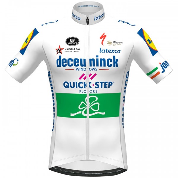 Fahrradbekleidung Radsport 2020 DECEUNINCK QUICK-STEP Irish Champion Trikot Kurzarm Outlet Radtrikot Kaufen