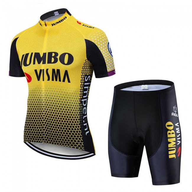 Fahrradbekleidung Radsport 2020 TEAM JUMBO-VISMA Radbekleidung Satz Trikot Kurzarm+Fahrradhose Se Radtrikot Kaufen Fahrradbekleidung Radsport 2020 TEAM JUMBO-VISMA Radbekleidung Satz Trikot Kurzarm+Fahrradhose Se Radtrikot Kaufen