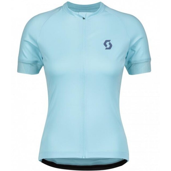 Fahrradbekleidung Radsport 2020 Damen SCOTT ENDURANCE 10 Trikot Kurzarm Outlet blau Radtrikot Kaufen