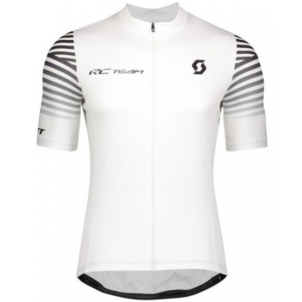 Fahrradbekleidung Radsport 2020 SCOTT RC TEAM 10 Trikot Kurzarm Outlet Weiß Radtrikot Kaufen
