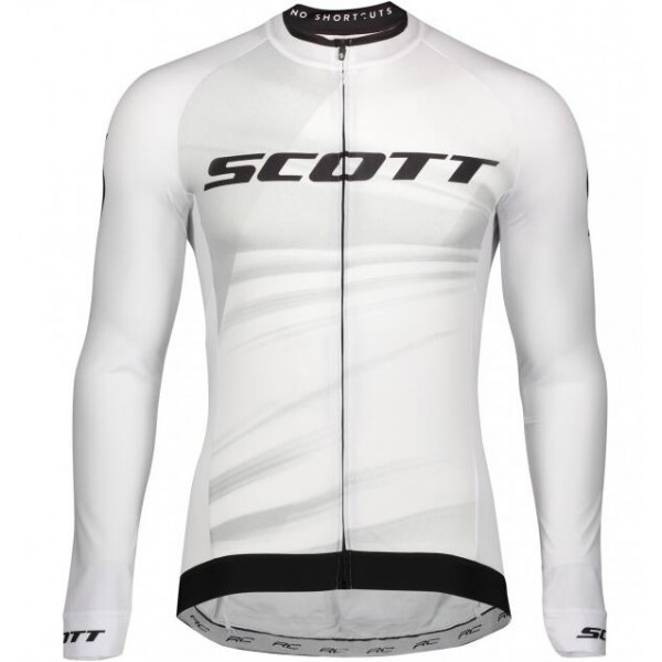Fahrradbekleidung Radsport 2020 SCOTT RC Pro Trikot LangarmWeiß Radtrikot Kaufen