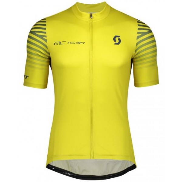 Fahrradbekleidung Radsport 2020 SCOTT RC TEAM 10 Trikot Kurzarm Outlet gelb Radtrikot Kaufen
