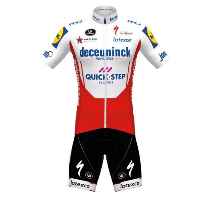 Fahrradbekleidung Radsport 2020 DECEUNINCK QUICK-STEP TdF Radbekleidung Satz Trikot Kurzarm+Trägerhosen Set Outlet Radtrikot Kaufen Fahrradbekleidung Radsport 2020 DECEUNINCK QUICK-STEP TdF Radbekleidung Satz Trikot Kurzarm+Trägerhosen Set Outlet Radtrikot Kaufen