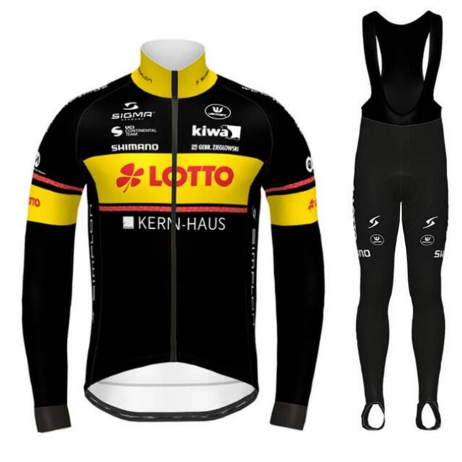 Fahrradbekleidung Radsport 2020 LOTTO KERNHAUS Set Radbekleidung Trikot Langarm+ Trägerhos Radtrikot Kaufen Fahrradbekleidung Radsport 2020 LOTTO KERNHAUS Set Radbekleidung Trikot Langarm+ Trägerhos Radtrikot Kaufen