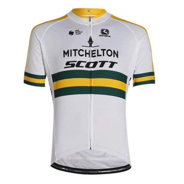 Fahrradbekleidung Radsport 2020 MITCHELTON SCOTT Australian Champion Trikot Kurzarm Outl Radtrikot Kaufen