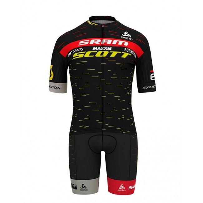 Fahrradbekleidung Radsport 2020 SCOTT SRAM Pro Race Radbekleidung Satz Trikot Kurzarm+Trägerhosen Set Outl Radtrikot Kaufen Fahrradbekleidung Radsport 2020 SCOTT SRAM Pro Race Radbekleidung Satz Trikot Kurzarm+Trägerhosen Set Outl Radtrikot Kaufen