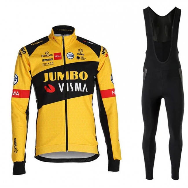 Fahrradbekleidung Radsport 2020 TEAM JUMBO-VISMA Set Radbekleidung Trikot Langarm+ Trägerhos Radtrikot Kaufen Fahrradbekleidung Radsport 2020 TEAM JUMBO-VISMA Set Radbekleidung Trikot Langarm+ Trägerhos Radtrikot Kaufen