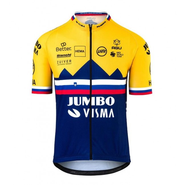 Fahrradbekleidung Radsport 2020 TEAM JUMBO VISMA SLOVENIAN CHAMPION Tenue Cyclisme Trikot Kurzarm Outl Radtrikot Kaufen Fahrradbekleidung Radsport 2020 TEAM JUMBO VISMA SLOVENIAN CHAMPION Tenue Cyclisme Trikot Kurzarm Outl Radtrikot Kaufen