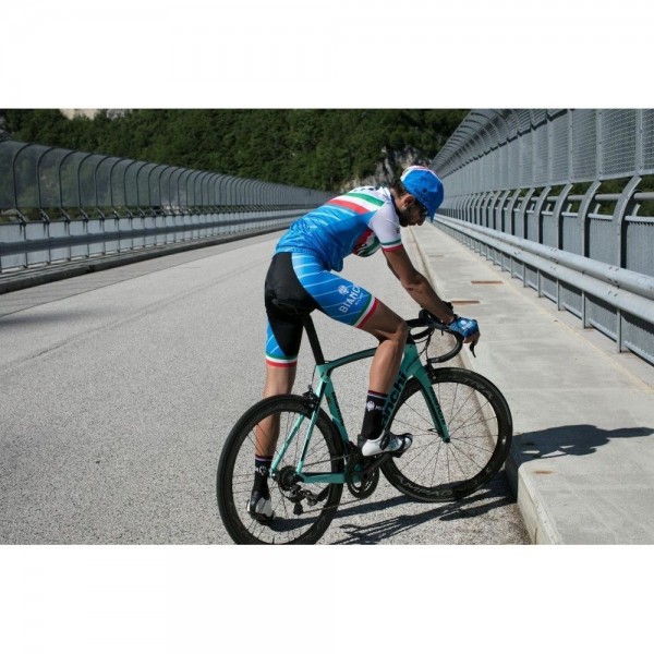 GRUSO Trägerhose kurz blau