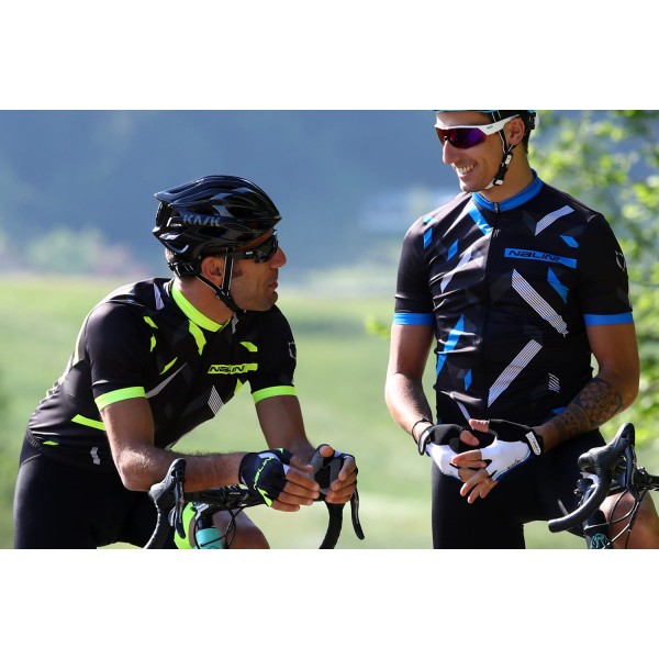 DISCESA 2.0 Radtrikot kurzarm schwarz/gelb