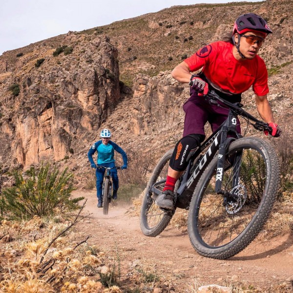 SINGLETRACK Radtrikot langarm MTB/Freeride blau SINGLETRACK Radtrikot langarm MTB/Freeride blau