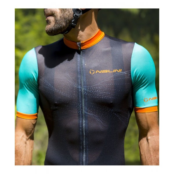 Ergo Mesh Jersey Radtrikot kurzarm schwarz