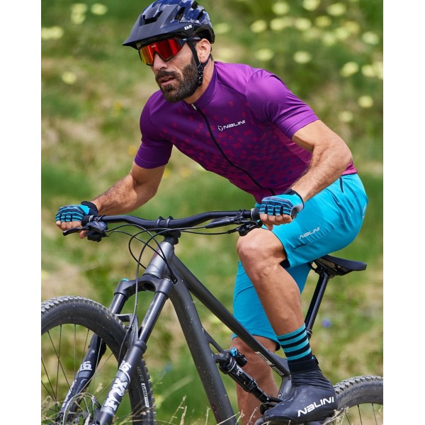 New Atlanta Radtrikot kurzarm lila/violett New Atlanta Radtrikot kurzarm lila/violett