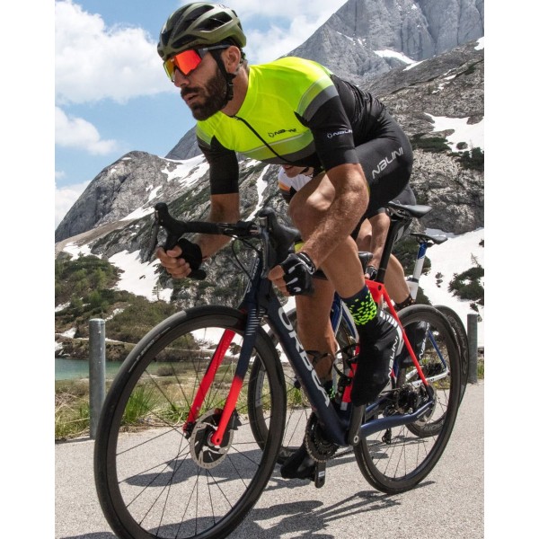 New Speed Radtrikot kurzarm schwarz/neongelb New Speed Radtrikot kurzarm schwarz/neongelb