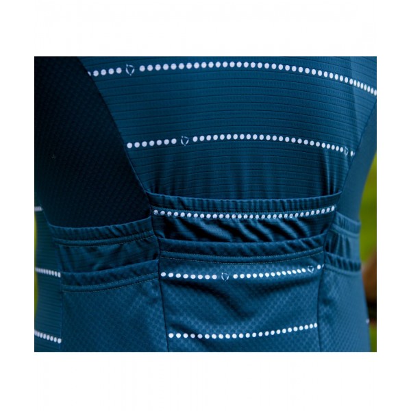 Respect Jersey Radtrikot kurzarm blau Respect Jersey Radtrikot kurzarm blau