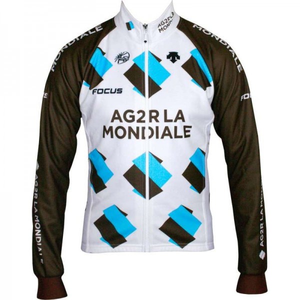 AG2R LA MONDIALE 2015 Fahrrad Winterjacke-Radsport-Profi-Team