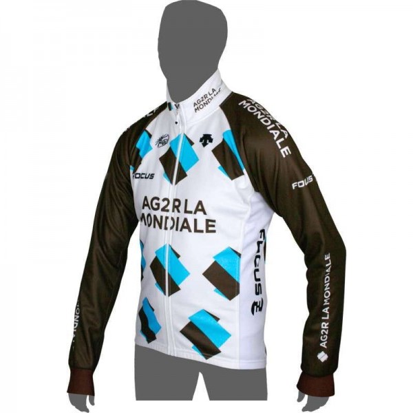 AG2R LA MONDIALE 2015 Fahrrad Winterjacke-Radsport-Profi-Team