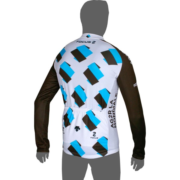 AG2R LA MONDIALE 2014 Langarmtrikot Radsport-Profi-Team AG2R LA MONDIALE 2014 Langarmtrikot Radsport-Profi-Team