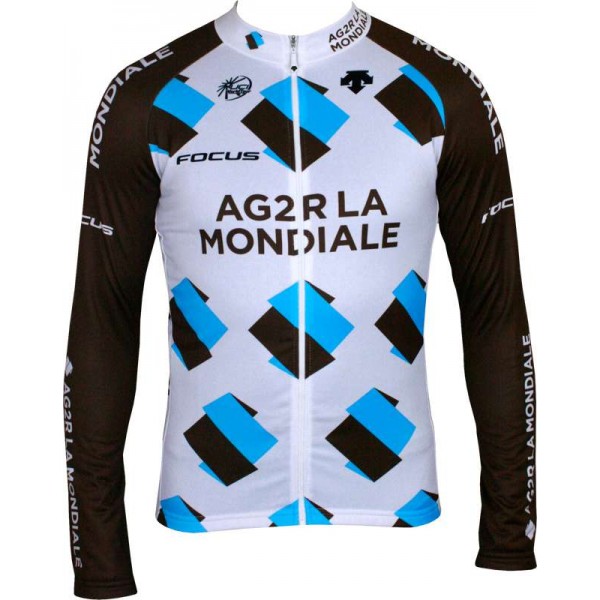 AG2R LA MONDIALE 2015 Langarmtrikot Radsport-Profi-Team AG2R LA MONDIALE 2015 Langarmtrikot Radsport-Profi-Team