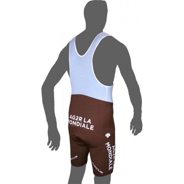 AG2R LA MONDIALE 2015 Trägerhose Radsport-Profi-Team