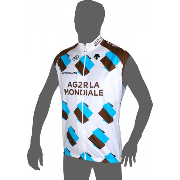 AG2R LA MONDIALE 2015 Wind-Weste Radsport-Profi-Team AG2R LA MONDIALE 2015 Wind-Weste Radsport-Profi-Team