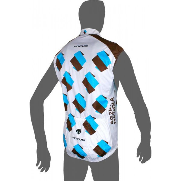 AG2R LA MONDIALE 2015 Wind-Weste Radsport-Profi-Team AG2R LA MONDIALE 2015 Wind-Weste Radsport-Profi-Team