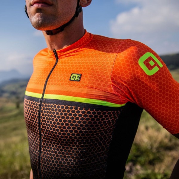ALE BRIDGE Radtrikot kurzarm orange ALE BRIDGE Radtrikot kurzarm orange