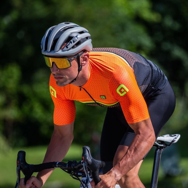 ALE BRIDGE Radtrikot kurzarm orange ALE BRIDGE Radtrikot kurzarm orange