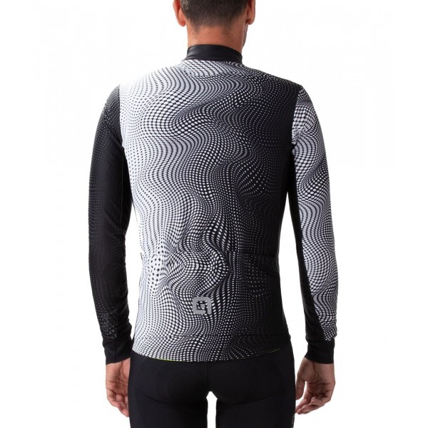 ALE CIRCUS Radtrikot langarm schwarz/weiß ALE CIRCUS Radtrikot langarm schwarz/weiß