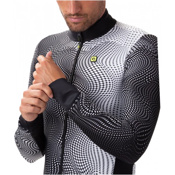 ALE CIRCUS Radtrikot langarm schwarz/weiß ALE CIRCUS Radtrikot langarm schwarz/weiß