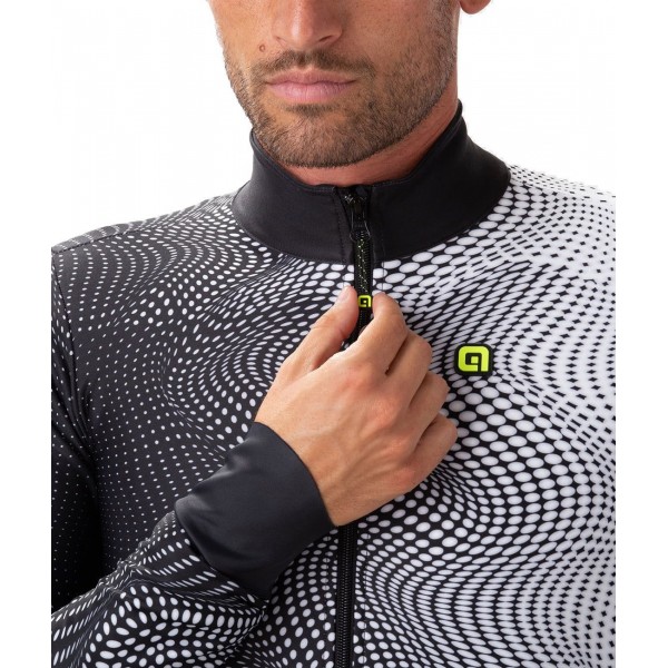 ALE CIRCUS Radtrikot langarm schwarz/weiß ALE CIRCUS Radtrikot langarm schwarz/weiß