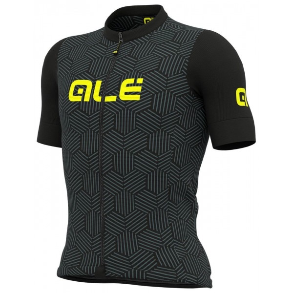 ALE CROSS Radtrikot kurzarm schwarz
