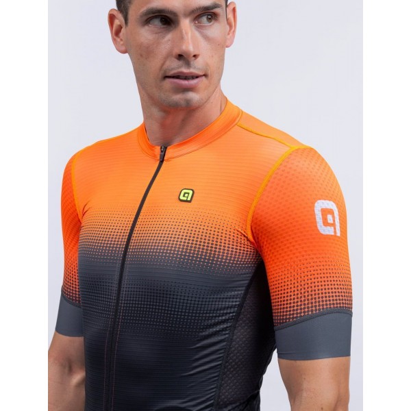 ALE GRADIENT Radtrikot kurzarm schwarz/neonorange ALE GRADIENT Radtrikot kurzarm schwarz/neonorange