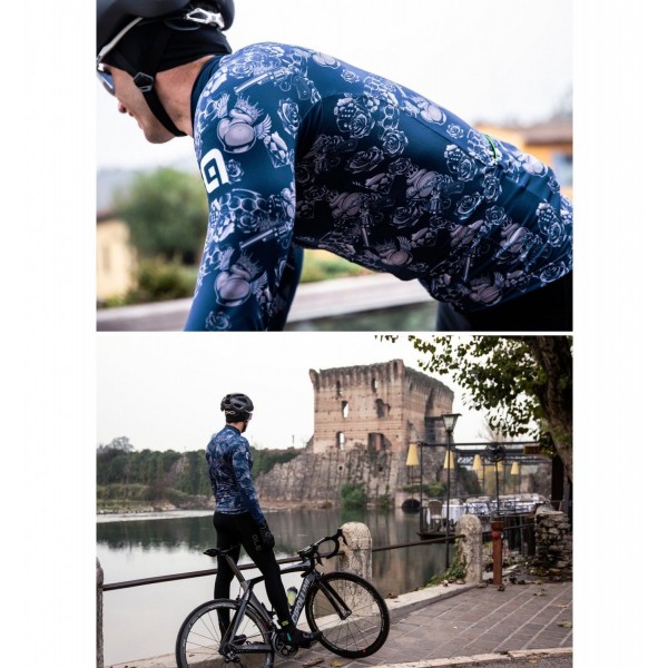 ALE LAS VEGAS Radtrikot langarm blau ALE LAS VEGAS Radtrikot langarm blau