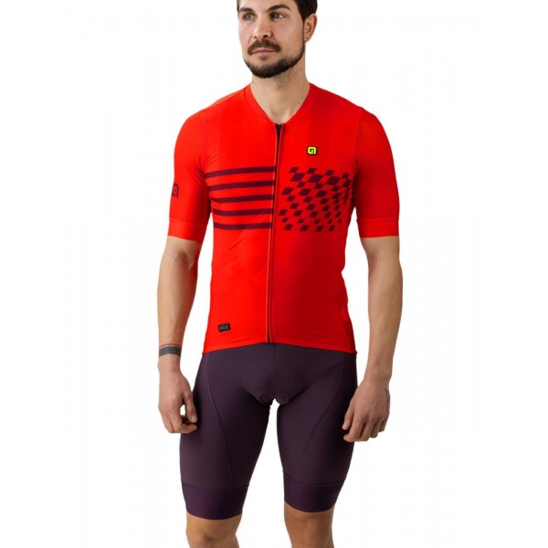 ALE PLAY Radtrikot kurzarm rot